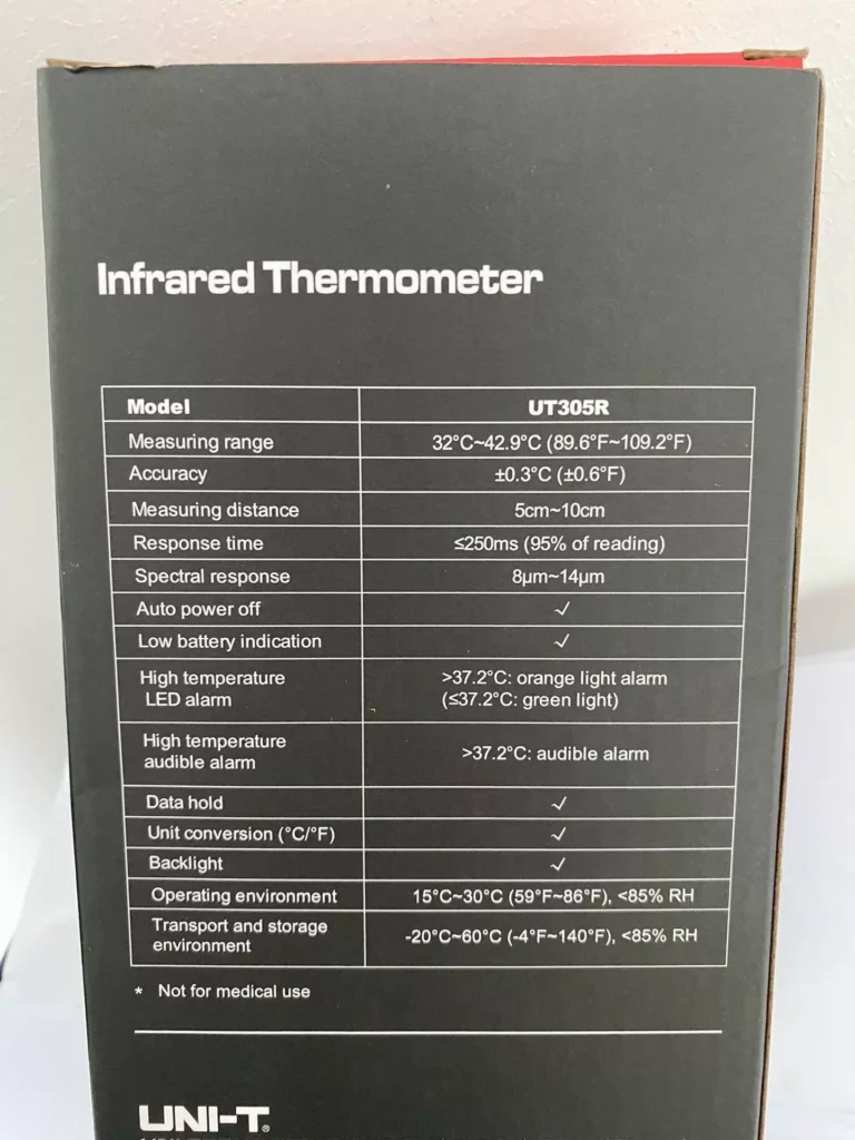 UNI-T UT305R Infrared Thermometer thumbnail