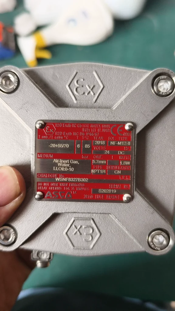 ASCO WSNF8327B302 Valve