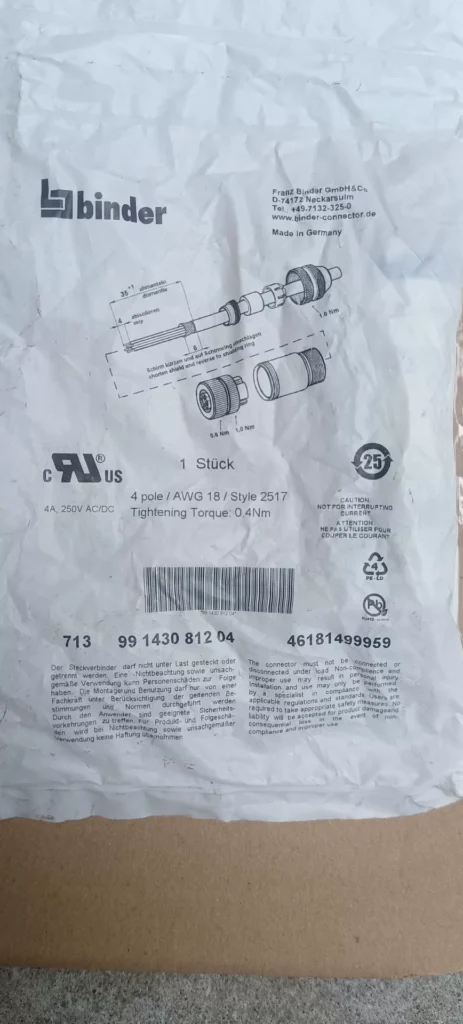 binder 99143081204 Connector thumbnail