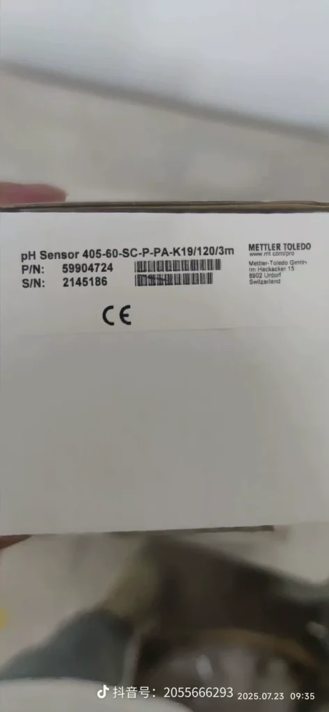 Mettler Toledo 405-60-SC-P Electrode