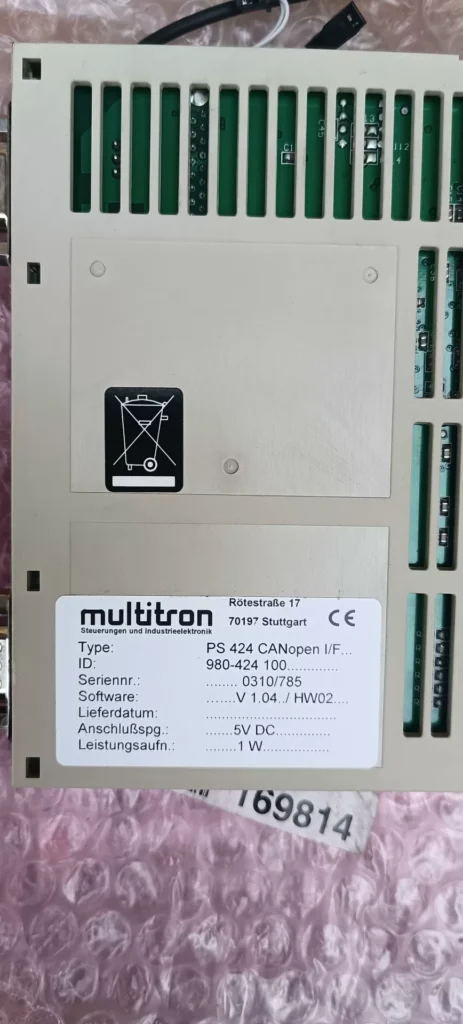 MULTITRON PS424 Industrial Control Board