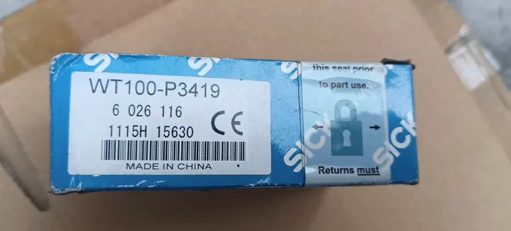 SICK WT100-P3410 Photoelectric Sensor thumbnail