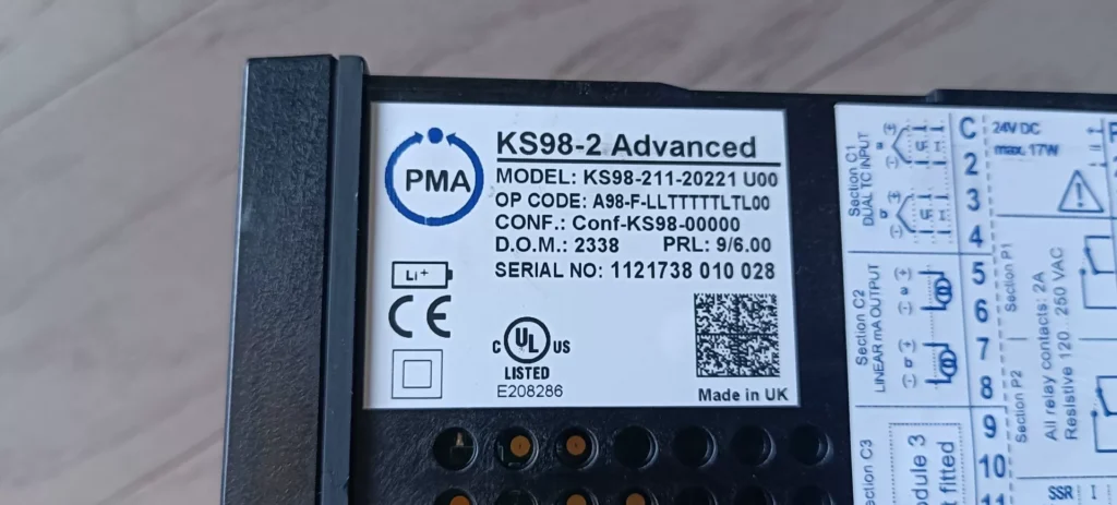 PMA KS98-211-20221 Temperature Controller thumbnail