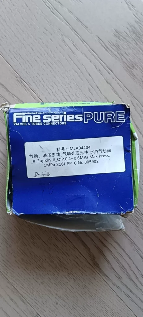 Fujikin NFPR-ND-71-9.52 Diaphragm Valve