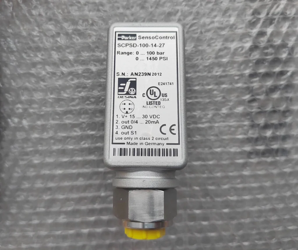 Parker SCPSD-100-14-27 Pressure Sensor