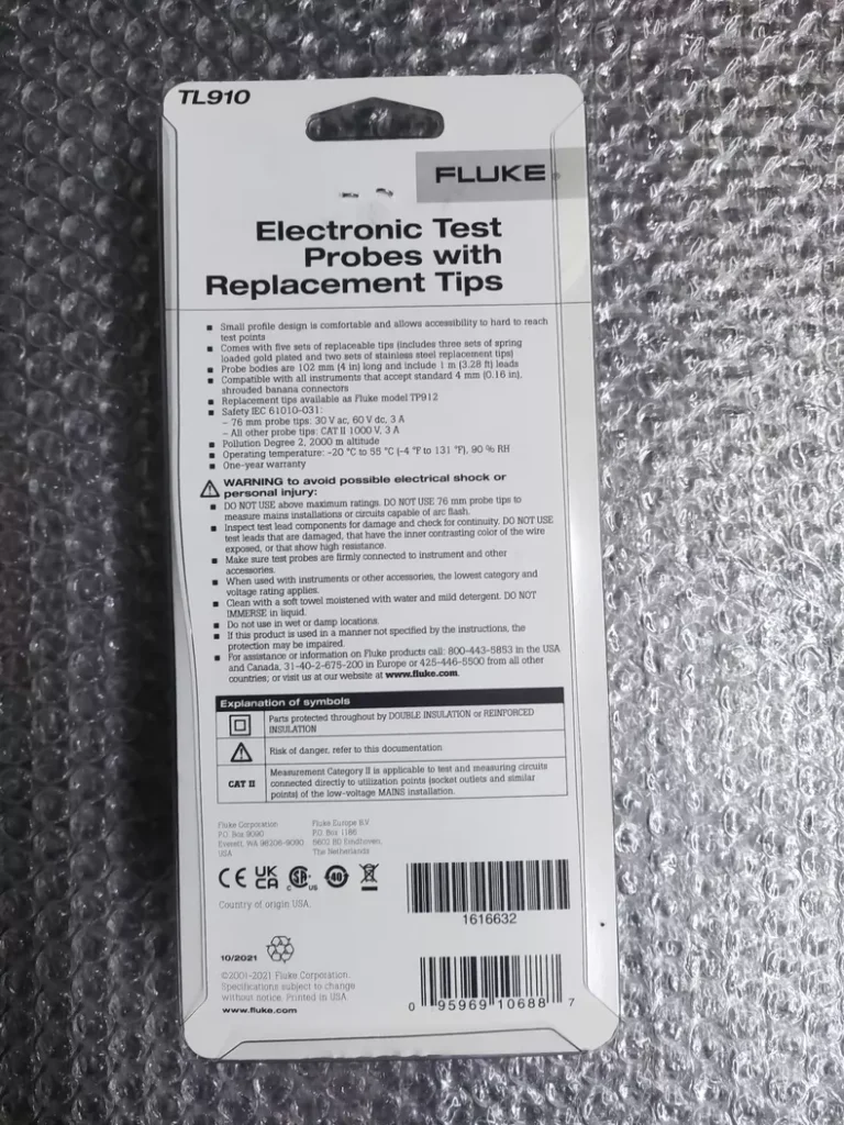 FLUKE 910 Test Lead thumbnail