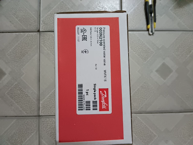 Danfoss Water Valve 003N2100 thumbnail