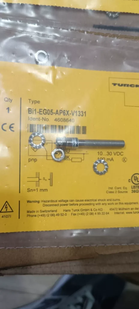 Turck Bi1-EG05-AP6X-V1331 Proximity Sensor thumbnail