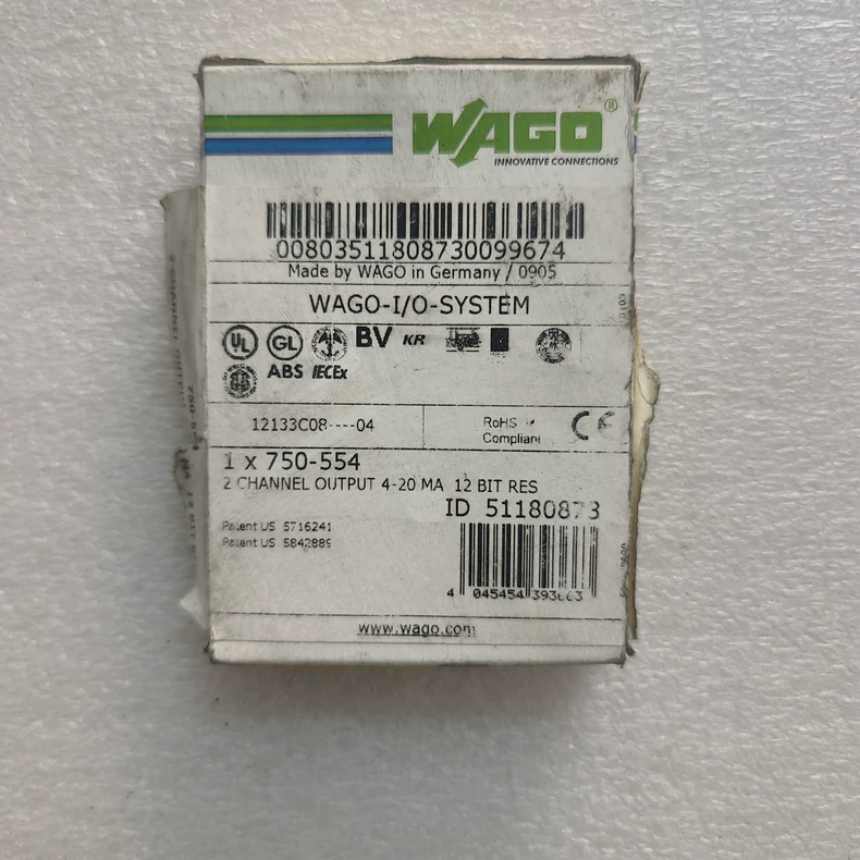 WAGO 2-Channel Analog Output Module 750-554