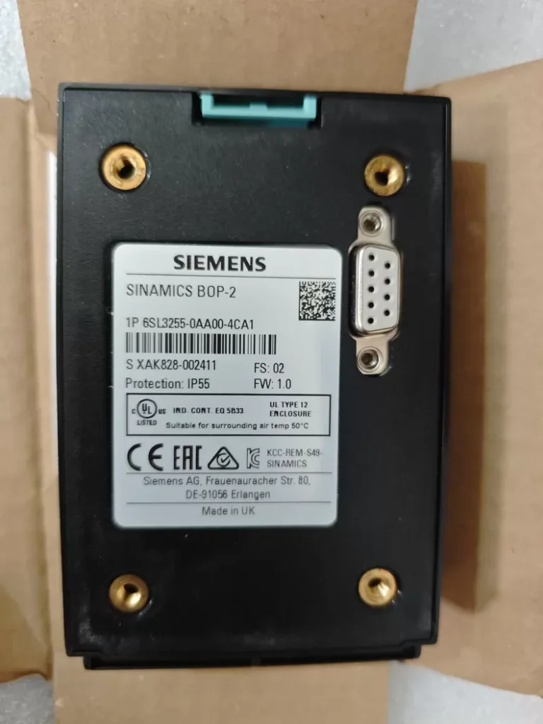 Siemens 6SL3255-0AA00-4CA1 Basic Operator Panel thumbnail