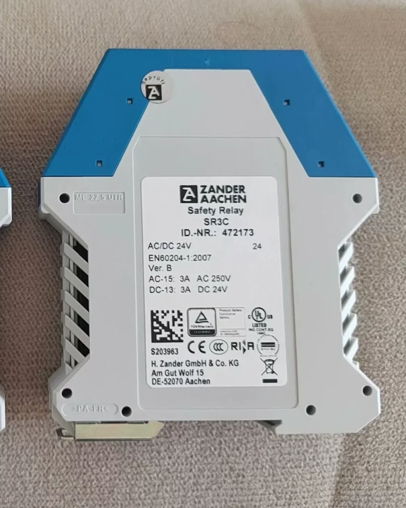 Zander SR3C Safety Relay