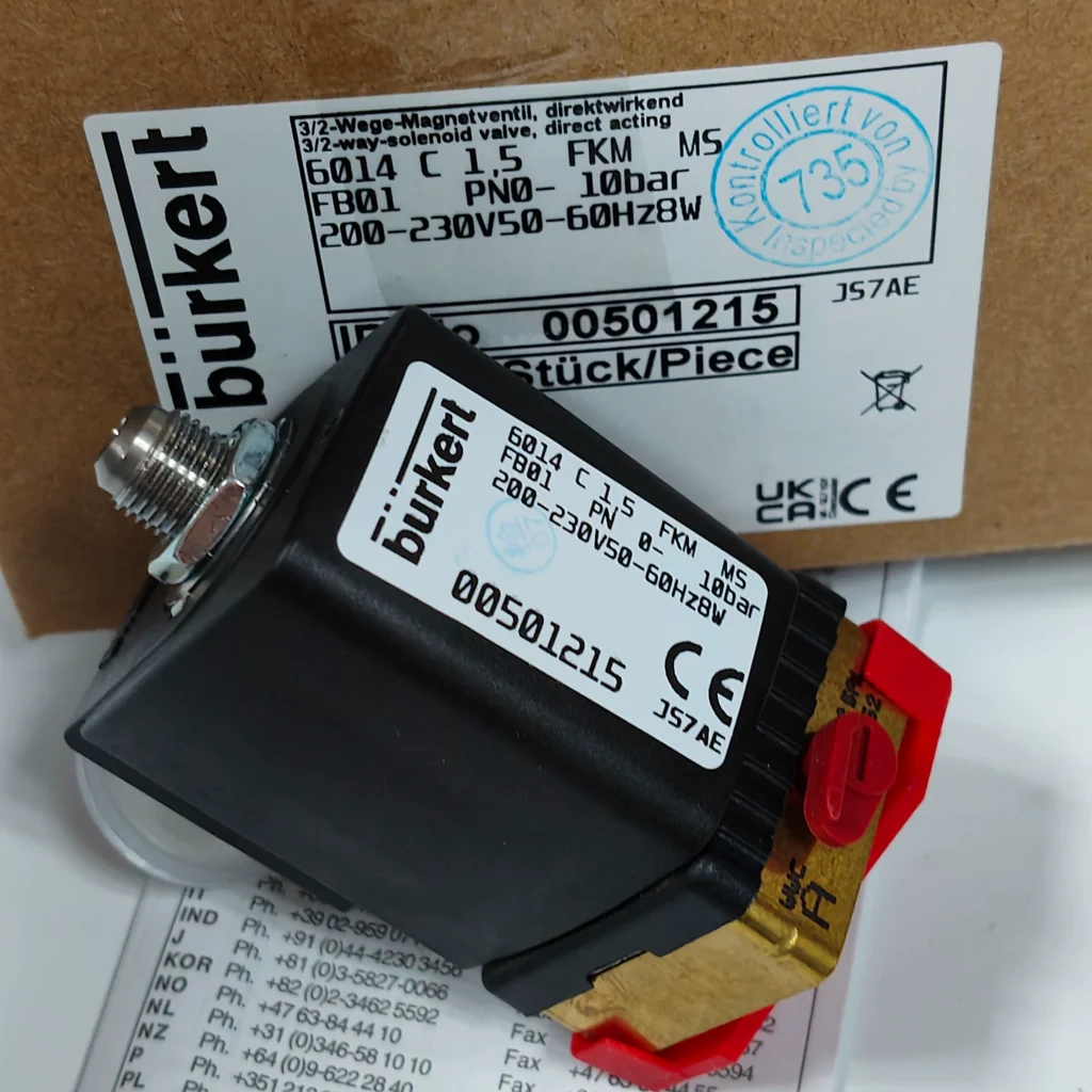 Burkert 501215 Solenoid Valve