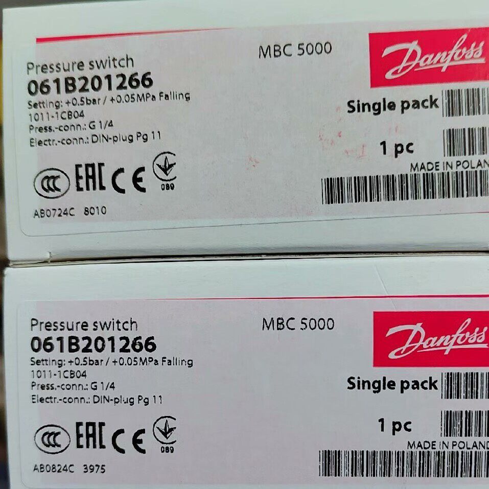 Danfoss MBC 5000 061B201266 Pressure Switch