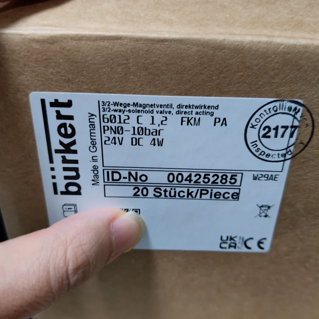 Burkert 425285burkert Solenoid Valve