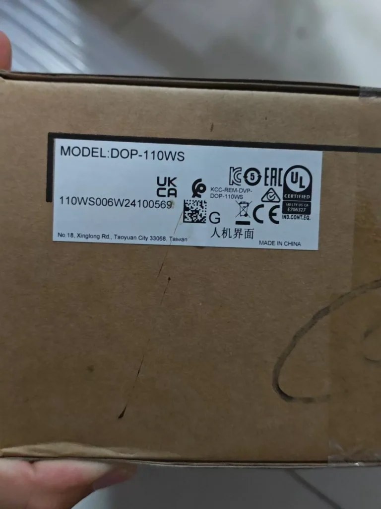 Delta DOP-110WS Touch Panel