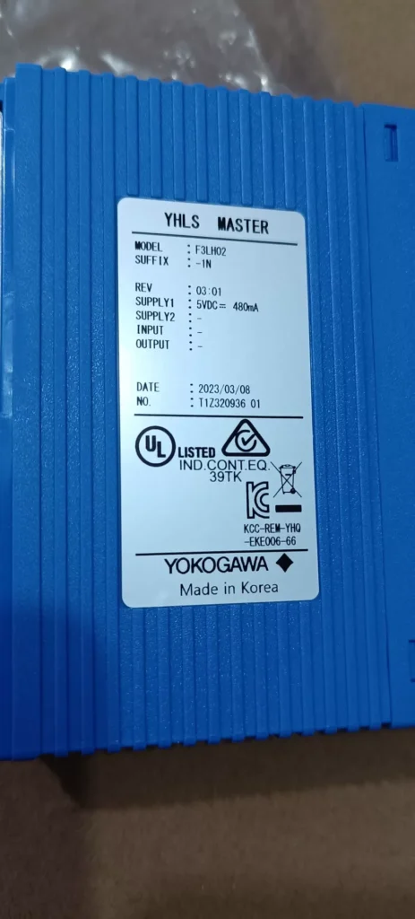 Yokogawa F3LH02-1N Module