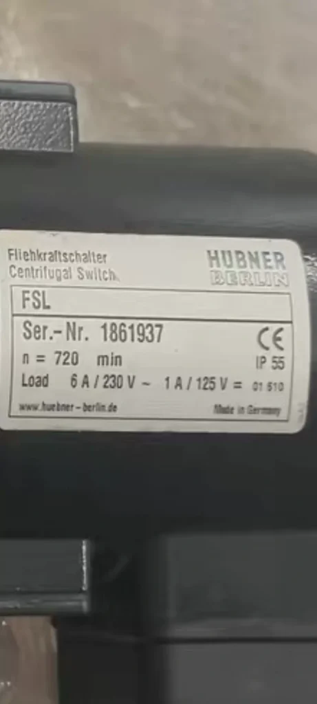 Baumer Hübner TDP0.2LT-4 Tachogenerator