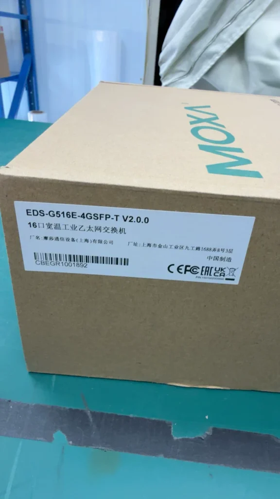 Moxa EDS-G516E-4GSFP-T Industrial Switch