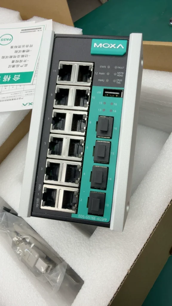 Moxa EDS-G516E-4GSFP-T Industrial Switch thumbnail