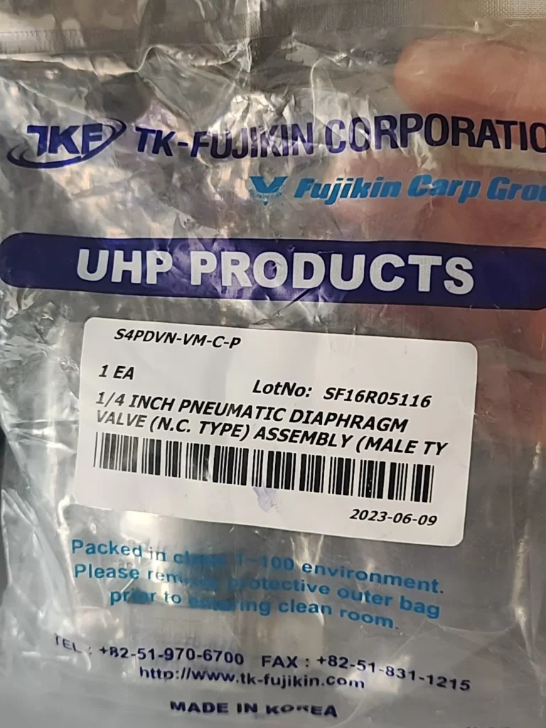 Fujikin S4PDVN-VM-C-P Diaphragm Valve