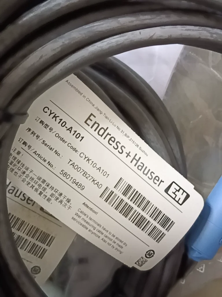 Endress+Hauser CYK10-A101 Sensor Cable