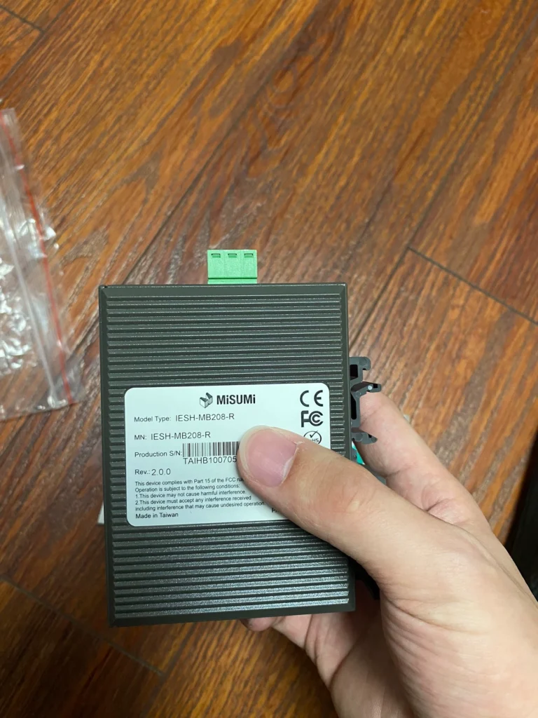 MISUMI IESH-MB208 Industrial Ethernet Switch thumbnail