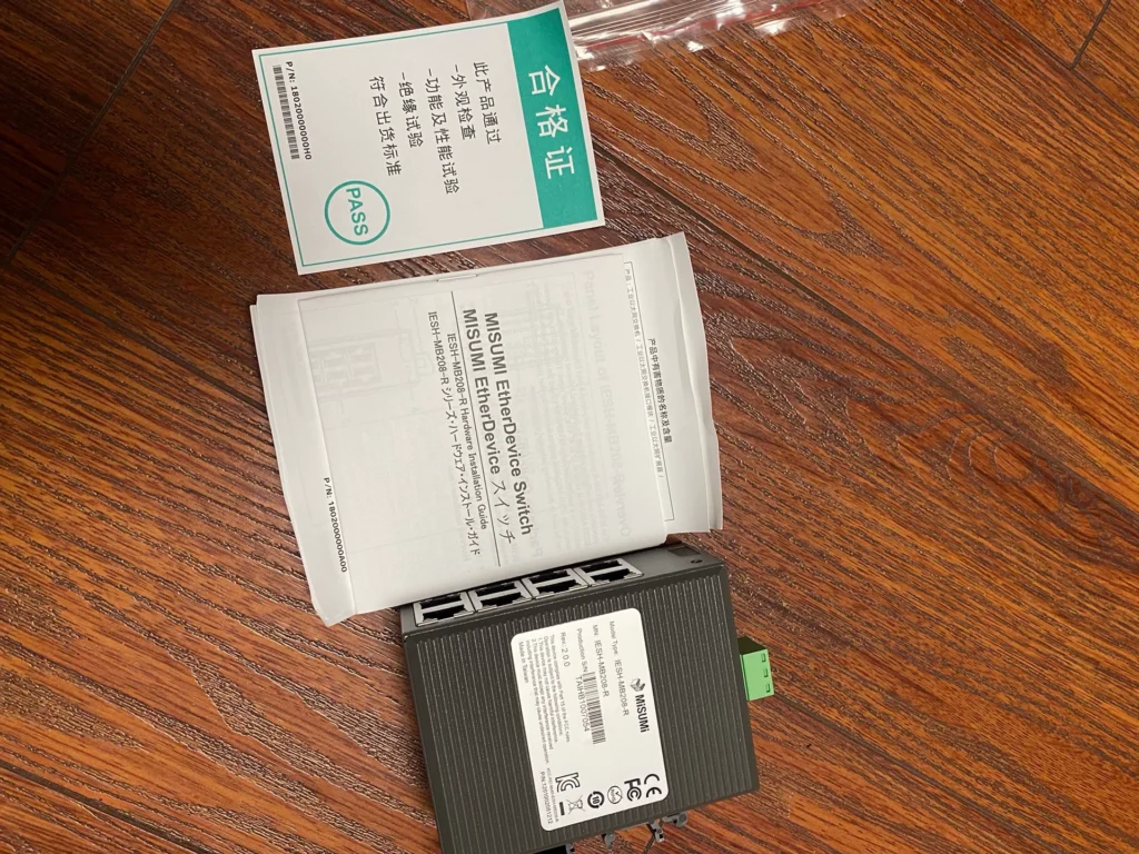 MISUMI IESH-MB208 Industrial Ethernet Switch thumbnail