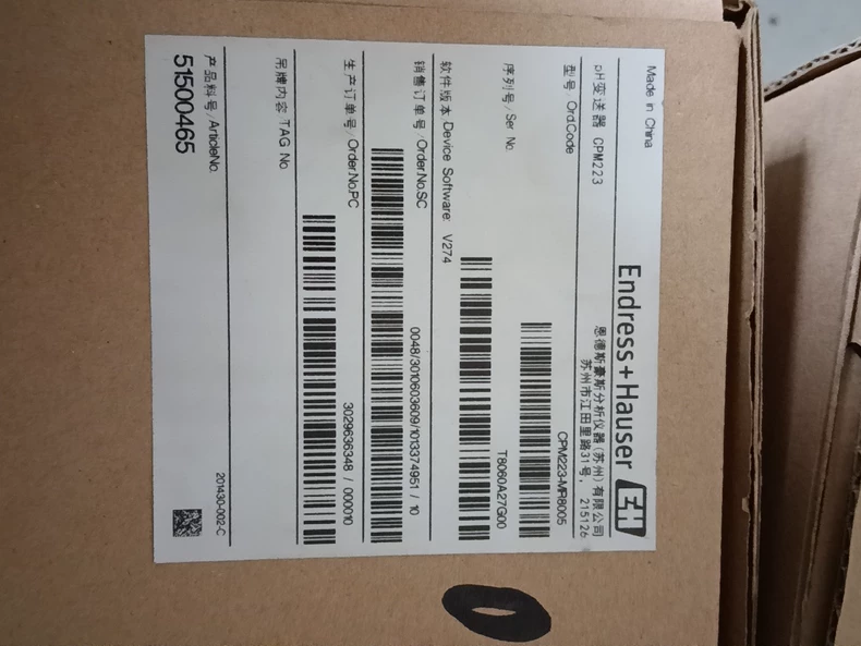 Endress+Hauser CPM223-MR8005 pH Transmitter