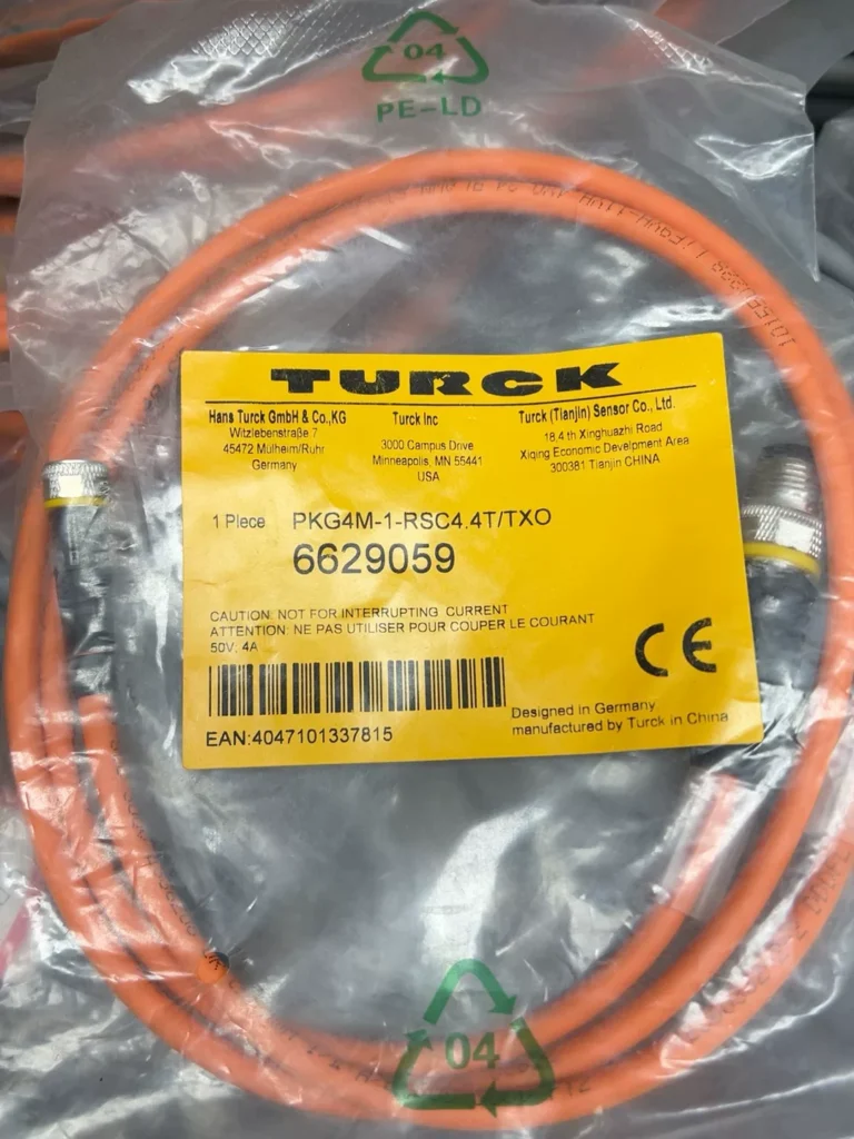 Turck PKG4M-1-RSC4.4T/TXO Cable