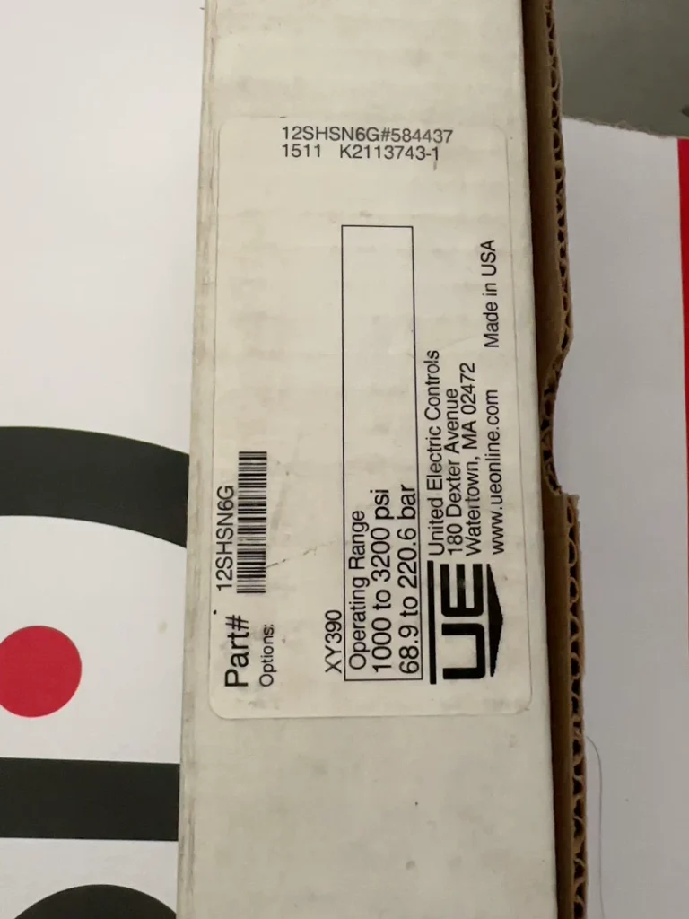 UE XY390 Pressure Switch