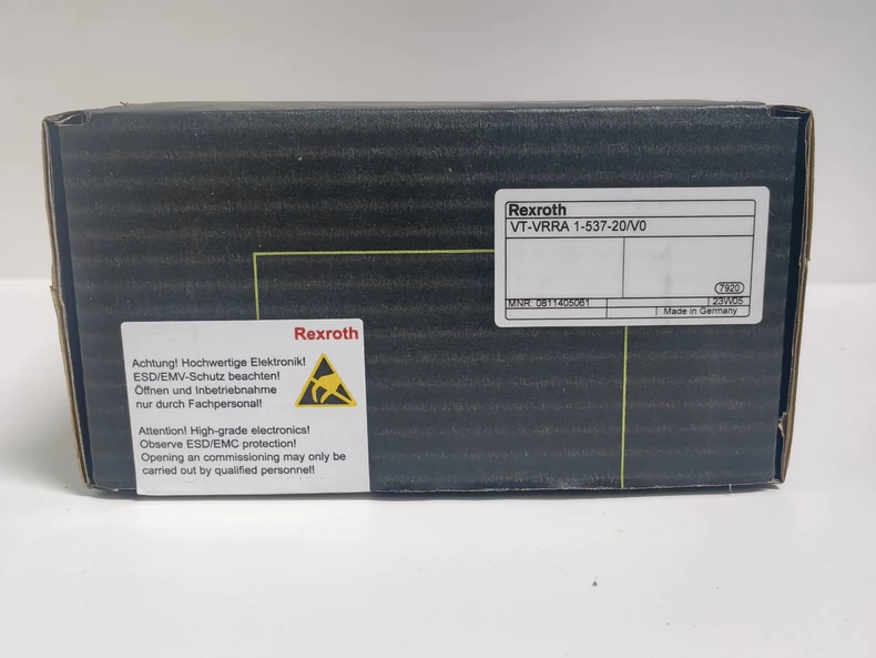 Bosch Rexroth 0811405061 VT-VRRA 1-537-20/V0 Electronic Amplifier