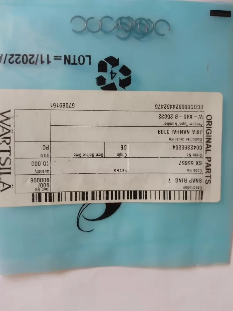 Wartsila 900006 Spring Ring