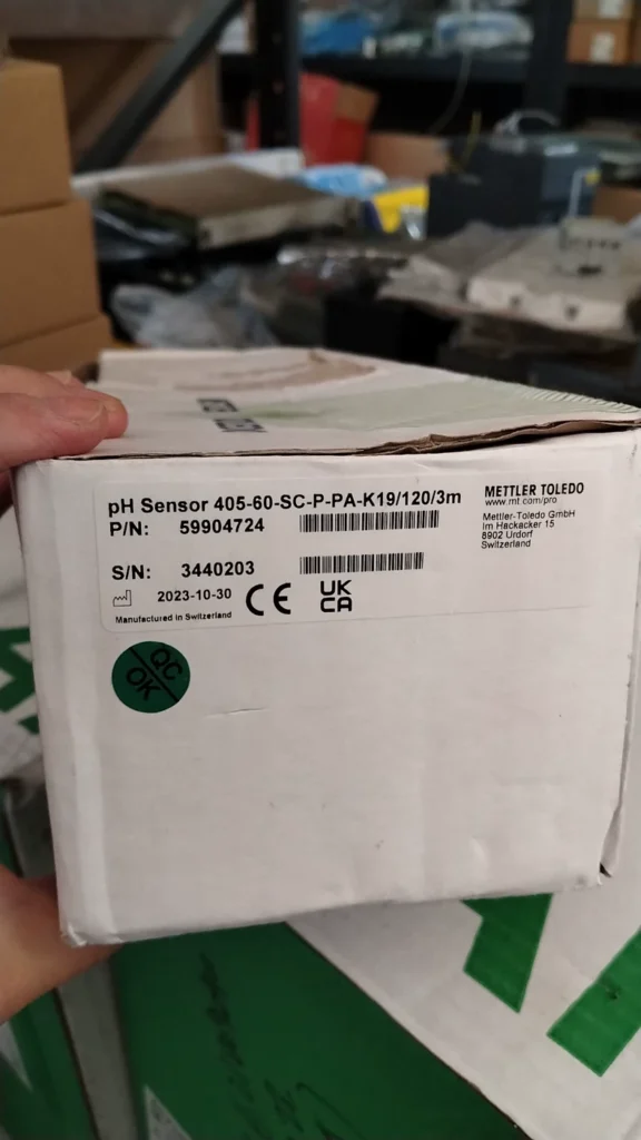 Mettler Toledo 405-60-SC-P-PA-K19/120/3M Sensor