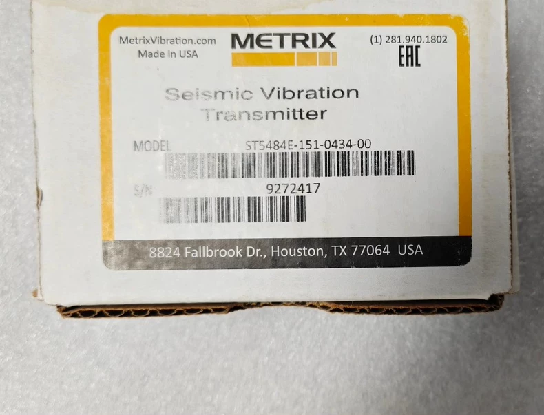 Metrix ST5484E-151-0434-00 Vibration Sensor