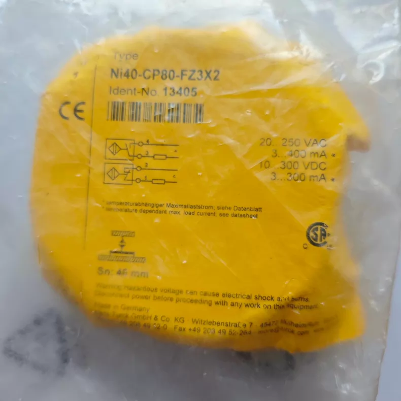 TURCK Sensor NI40-CP80-FZ3X2 thumbnail