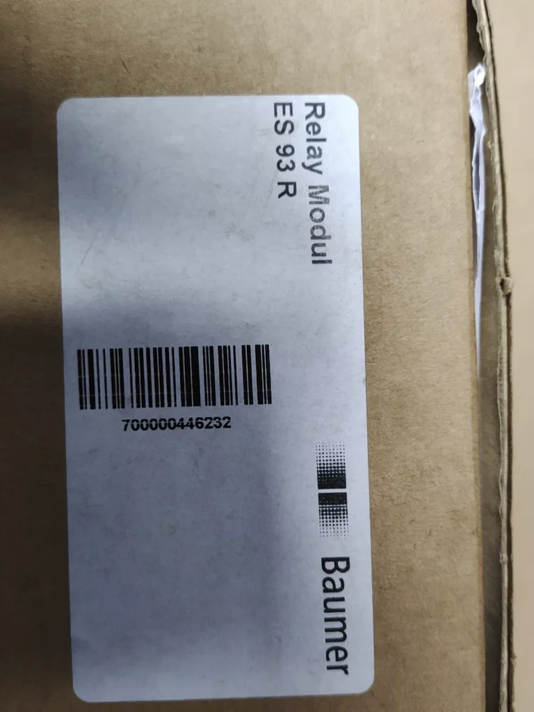 Baumer ES 93 R Relay