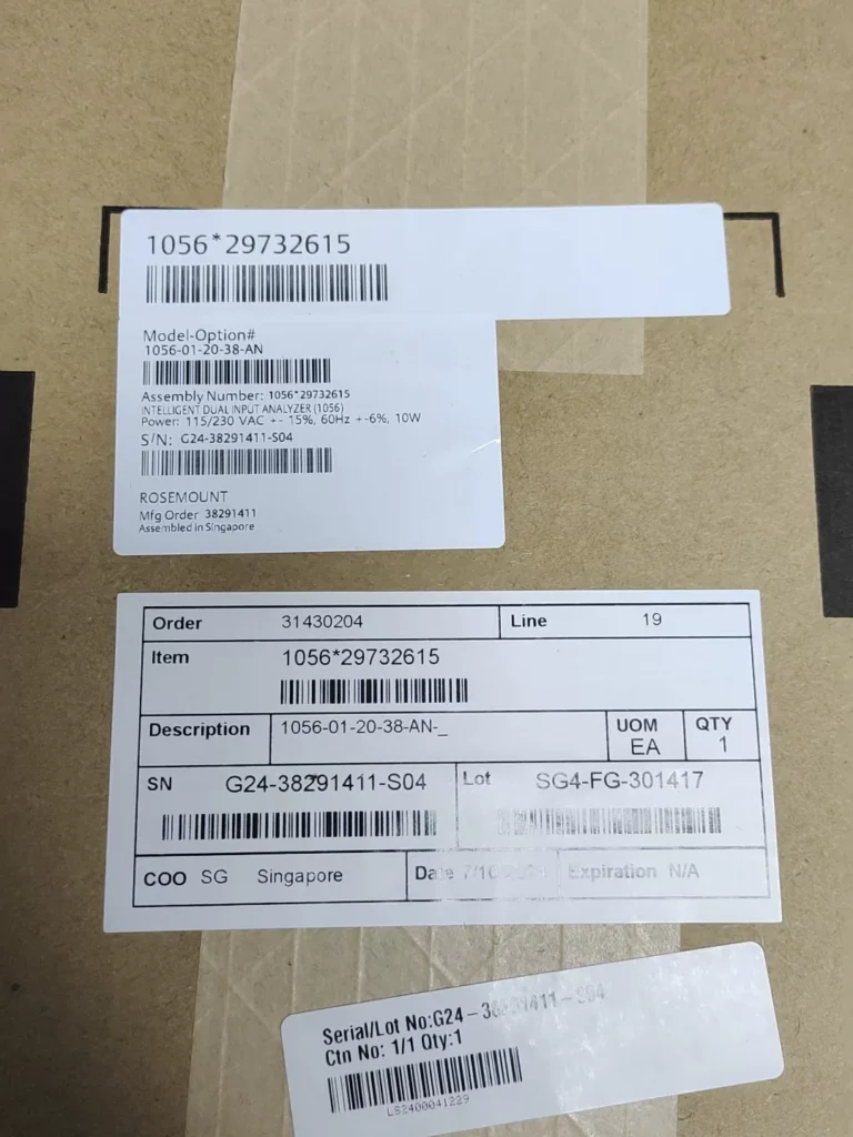 Rosemount 1056-01-20-38-AN Analyzer