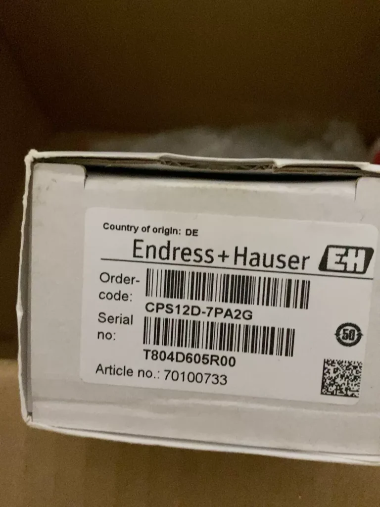 Endress+Hauser CPS12D-7PA2G Electrode