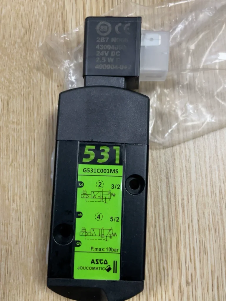 ASCO G531C001MS Solenoid Valve
