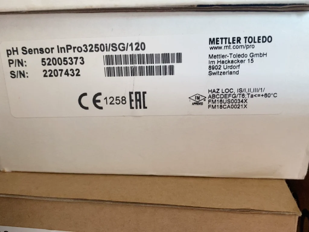 Mettler Toledo INPRO3250I/SG/120 Sensor