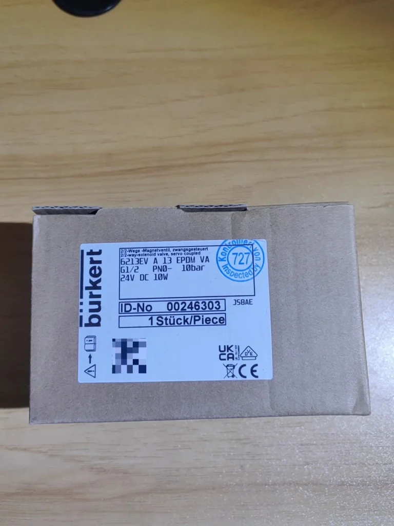 Burkert 0-10BAR Solenoid Valve