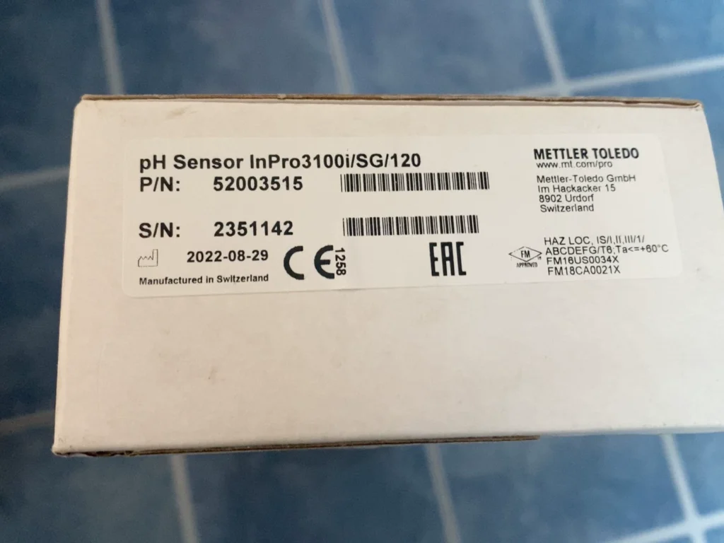 Mettler Toledo LNPRO3100I/SG/120 Electrode