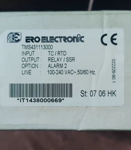 ERO ELECTRONIC TMS431113000 Temperature Controller thumbnail