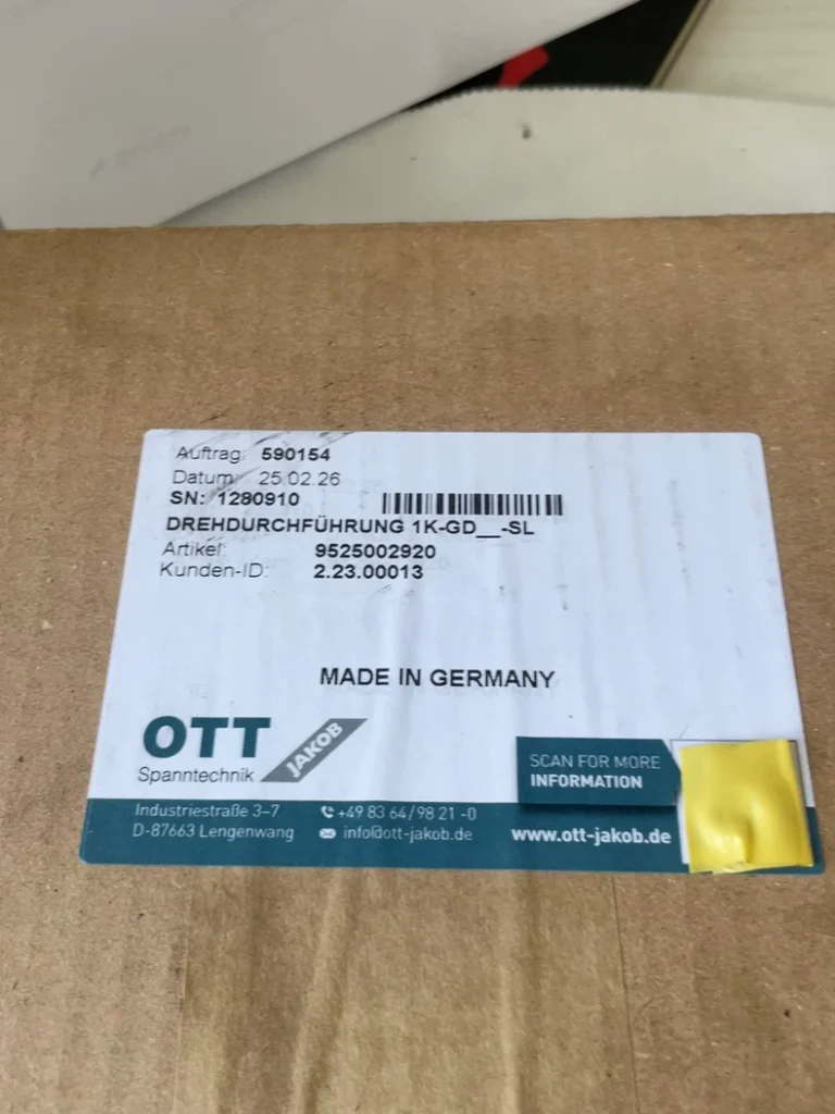 OTT-JAKOB 9525002920 Rotary Union thumbnail