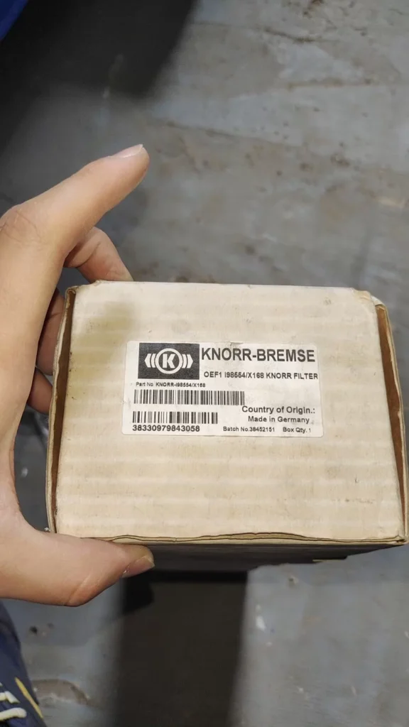 KNORR-BREMSE I98554/X168 Filter