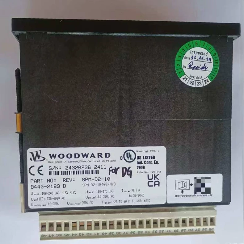 Woodward 8440-2189 SPM-D Digital Synchronizer Module thumbnail