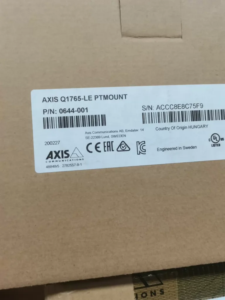 Axis Q1765-LE Network Camera