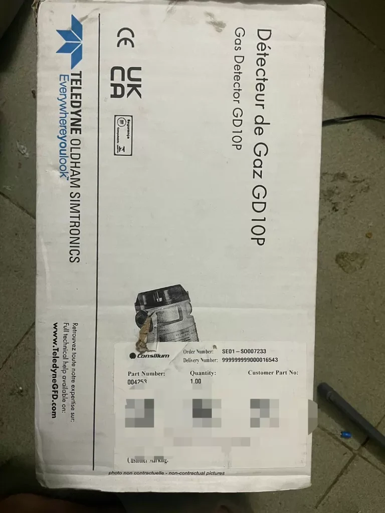 Teledyne Oldham GD10P Consilium 004253 Gas Detector