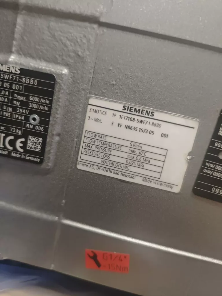 Siemens 1FT7108-5WF71-8BB0 Servo Motor thumbnail
