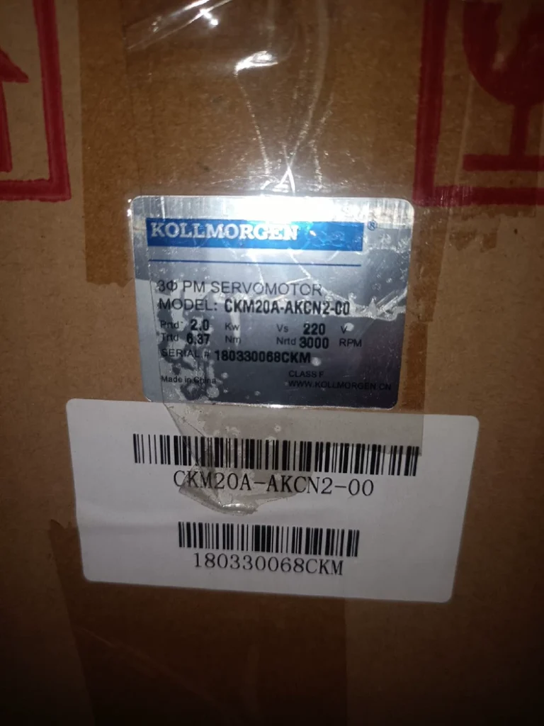 Kollmorgen CKM20A-AKCN2-00 Servo Motor thumbnail
